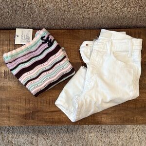 Susan Fang Pastel Wave Striped Knit Top